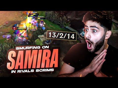 Yassuo | SMURFING SCRIMS WITH SAMIRA [Twitch Rivals Scrims VS Team Vakin]