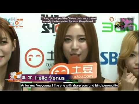 [ENG] SBS MTV The Show Warm up Time - HELLOVENUS