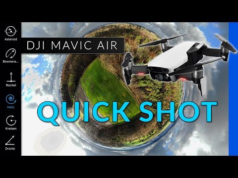 DJI Mavic Air: Quickshot & Asteroid Modus - Drohne im Praxistest und Footage [deutsch]