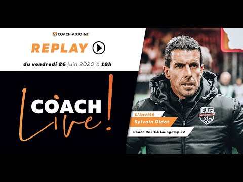 Sylvain Didot invité de Coach Live ! (L2 - EA Guingamp)