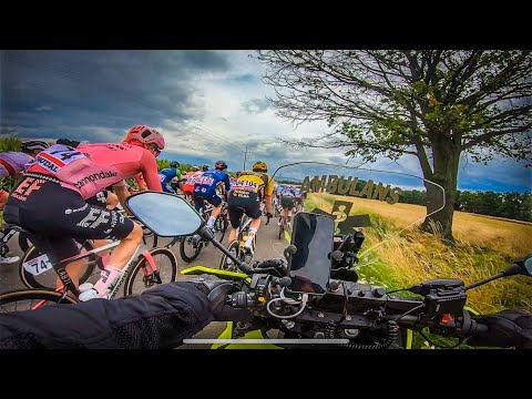 MotoAmbulans - 80. Tour de Pologne - Wyprzedzanie peletonu