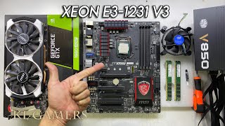 Video thumbnail for intel XEON E3-1231 V3 msi Z97 Gaming 3 GTX970 Gaming PC Build by KL Gamers
