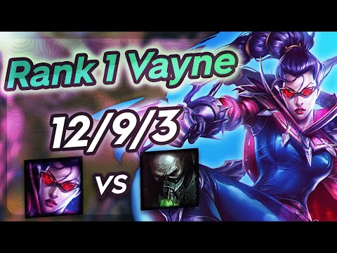 Vayne Vs Urgot - Challenger Gameplay Rank 1 Vayne