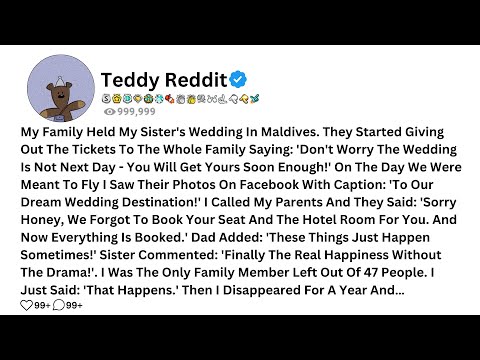 My Family Held My Sister's Wedding In Maldives. They Started Giving Out The Tickets To The Whole..