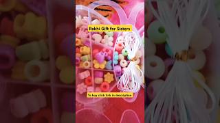 Rakhi gift for small Sisters Jewellery making kit #diy #rakhi #giftitems #trending #youtubeshorts