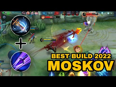 Insane Attack Speed!!! | Moskov Best Build 2022 | Mobile Legends