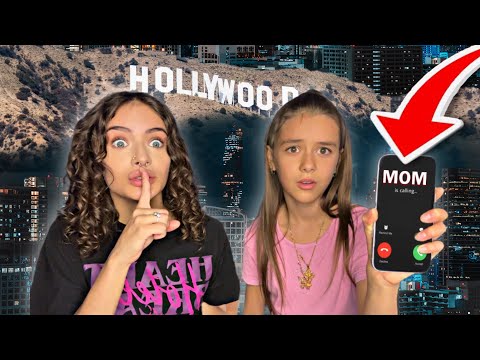 SNEAKING OUT TO HOLLYWOOD w/MY LITTLE SISTER !!