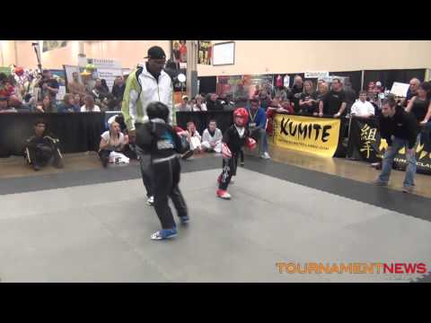 Unknown vs Trent Spence Continuous Sparring at Kumite Classic 2013