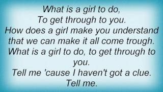 Ana Johnsson - What Is A Girl To Do Lyrics