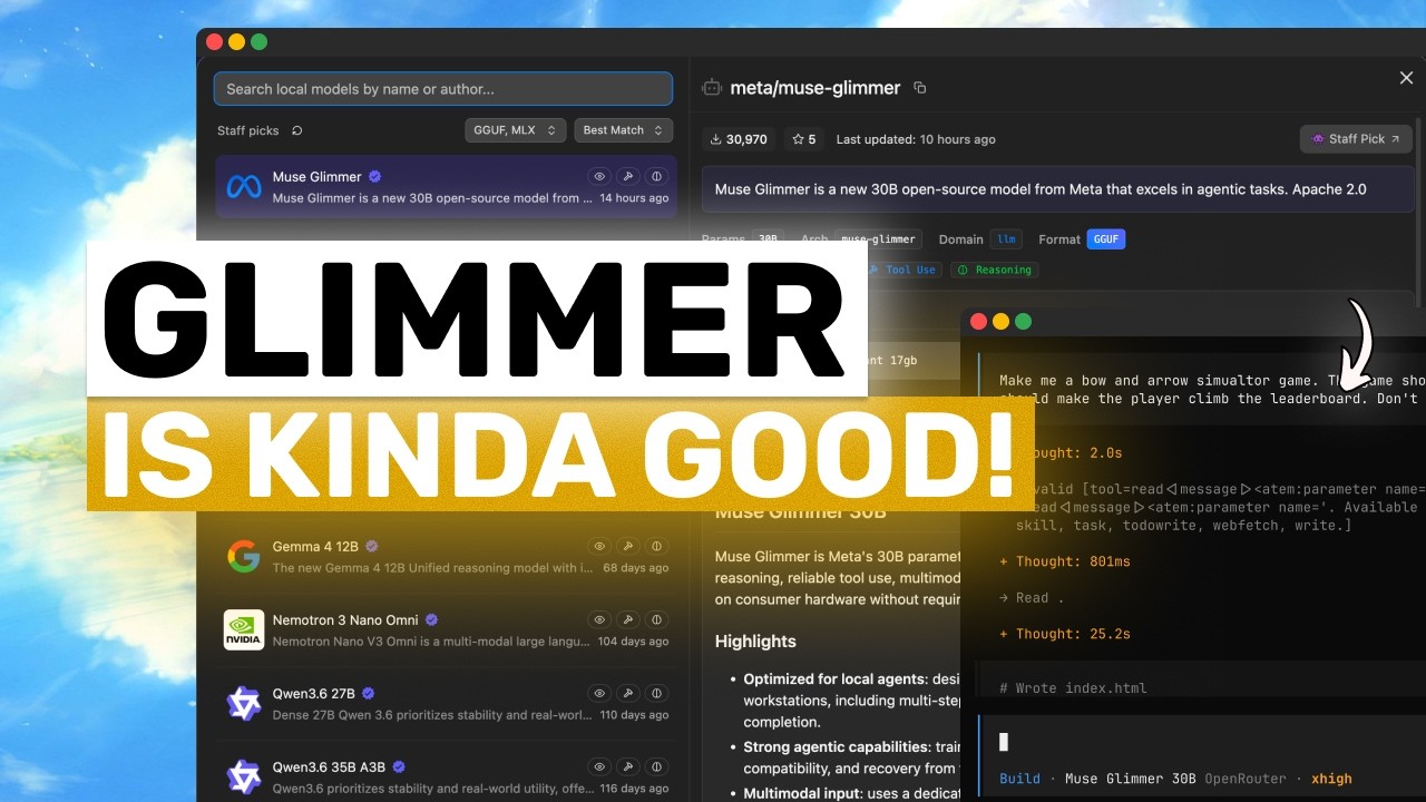 Muse Glimmer 30B (Local Testing & Review): REALLY GOOD for LOCAL USAGE!