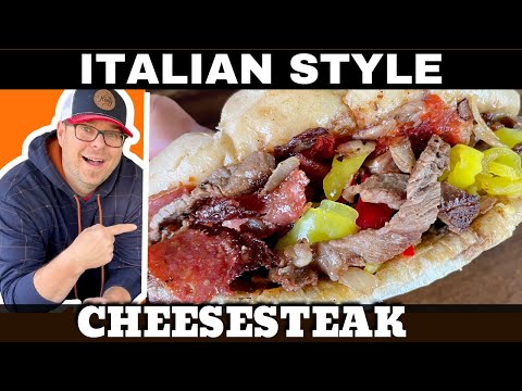 This is THE BEST Italian Cheese Steak on the Griddle - Easy to Make, too!