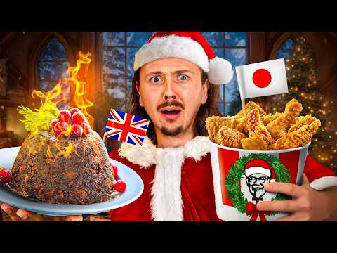 I'm testing Christmas food from all over the world