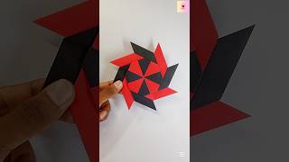 DIY Amazing Transforming Ninja Star | Easy Origami Fidget Toy (Paper Craft) #craft #diy #usa