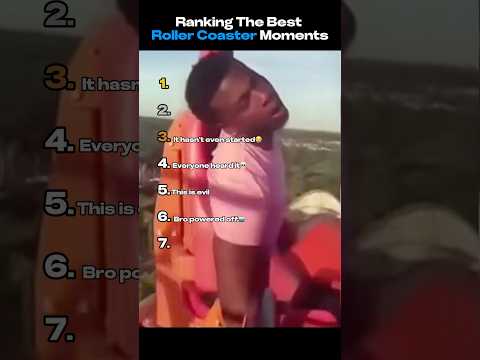 The Best Roller Coaster Moments🎢