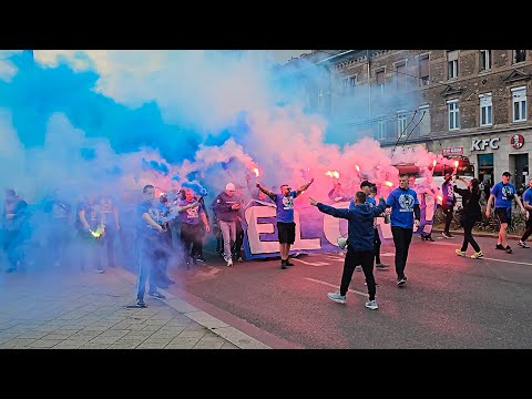 ZTE TÁBOR VONULÁSA A MÉRKŐZÉS ELŐTT  |  BUDAFOKI MTE - ZTE FC  MOL MAGYAR KUPA DÖNTŐ