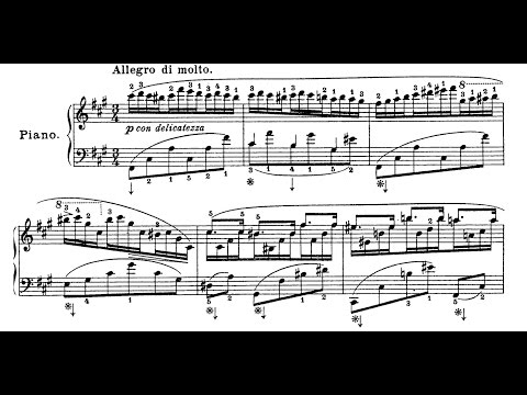 Bortkiewicz - Etude Op. 15, No. 9, Allegro di molto (F# minor) - Cyprien Katsaris Piano