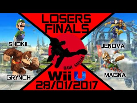 Bair Smash 9 Doubles Losers Finals- Shokii & Grynch Vs. Magna & Jenova - Smash Wii U