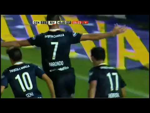 82 Gol Marcelo Larrondo / Rosario Central 3-3 River (3-3)