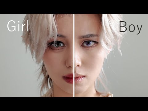 Half cosplay male & female makeup | -Ep02- Beginner Cosplay Starter Kit