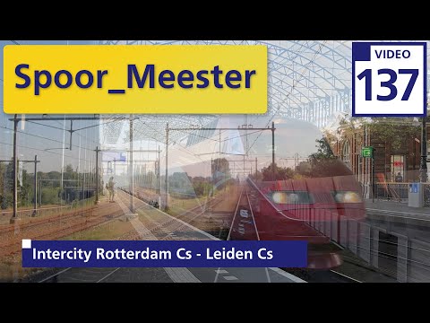 (4K) #railway #cabview NS Trein |Rij mee met de #machinist van Rotterdam Cs naar Leiden Cs (137)