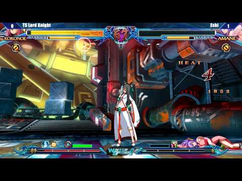 BBCP Grand Finals @ Winter Brawl 9 - TS Lord Knight (Kokonoe) vs Eshi (Amane) [720p/60fps]