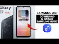 Samsung A07 How To Download And Install Samsung Music App
