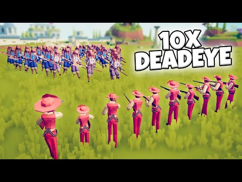 10x DEADEYE VS EVERY FACTION | TABS WILD WEST UPDATE