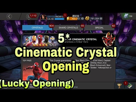 5* Cinematic Crystal Opening (Marvel Contest Of Champions)