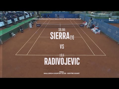 (1) Solana Sierra (ARG) vs Lola Radivojevic (SRB) - Game, Set and Match