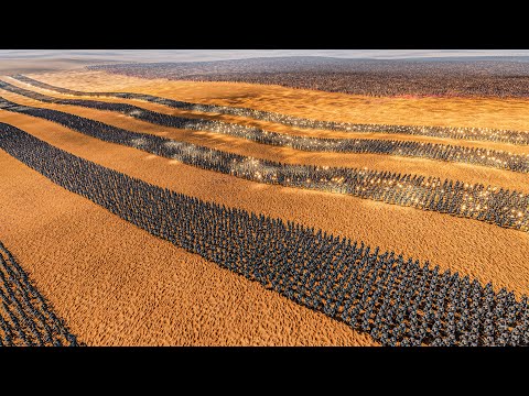 10 LINES OF MODERN SOLDIERS vs 1 MILLION EGYPTIAN WARRIORS - Ultimate Epic Battle Simulator 2 UEBS 2