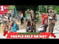 AN INJURED SOLDIER PEOPLE HELP OR NOT A SOCIAL EXPERIMENT ARMY PRANK IN INDIA Vishal Gahlawat