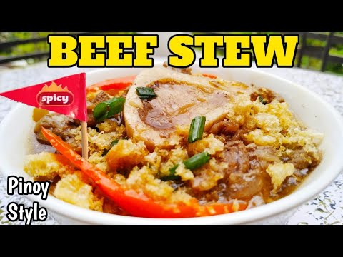 EASY BEEF STEW WITH CHILI RECIPE | FILIPINO STYLE