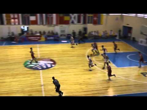 Krastan Krastanov Fast break Dunk, Bulgaria U16 - Austria U16, 12.08.2015