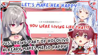 Riona’s PAST STRUGGLES Left Pekora & Marine COMPLETELY SHOOK! 😭💀 | Hololive Clip