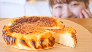 材料5つ&焼くまで5分「極上ベイクドチーズケーキ」の作り方!