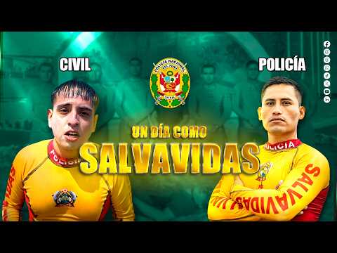 WHAT A RIDE I GOT! 🥵 | A day as a lifeguard for the Peruvian National Police 🫡🚓