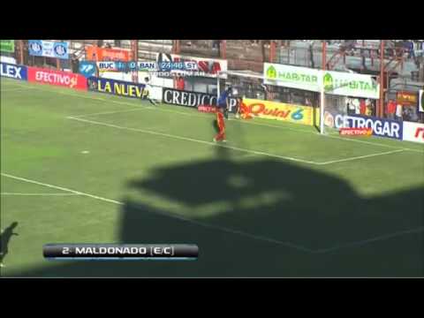 Gol en contra de Maldonado Boca Unidos 1 Banfield 1 Fecha 33 B Nacional