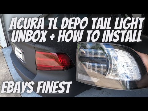 Unbox & Install- DEPO Taillights From Ebay (2006 Acura TL)