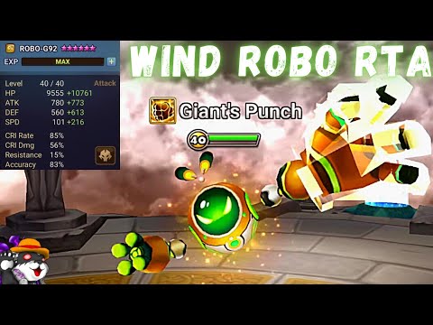 The Power Of ROBO G-92 (Wind Robo) In RTA  Summoners War