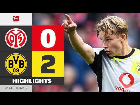 Resumen Mainz 05 vs B. Dortmund Jornada 5