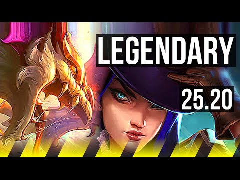 TWITCH & Milio vs CAITLYN & Nautilus (ADC) | Quadra, Legendary | EUW Master | 25.20
