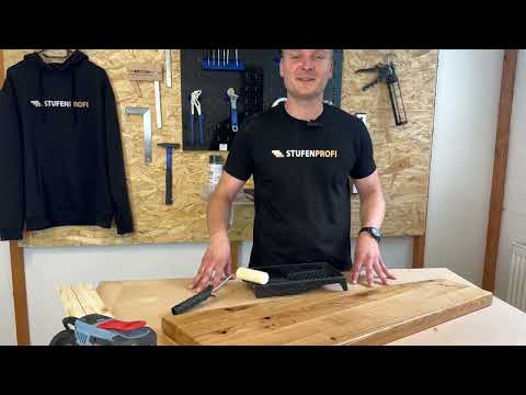 Treppenstufen ölen wie ein Profi – Wildeiche im perfekten Finish! 🪵✨