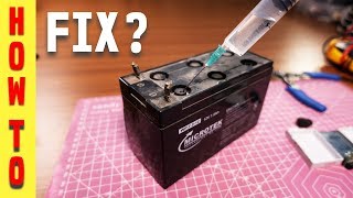 How To Recover Recondition Dead LEAD ACID BATTERY 2019