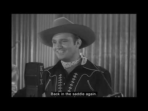 Gene Autry   Back in the Saddle Again 1939 CAPTIONED