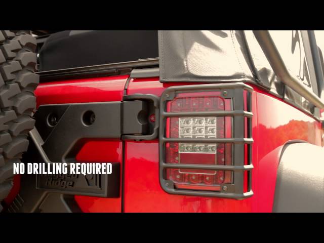 Rugged Ridge Euro Taillight Guards 2007-2017 Jeep Wrangler JK 11226.02