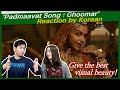 'Padmaavat Song: Ghoomar' reaction by korean | Deepika Padukone | Shahid Kapoor | Ranveer Singh
