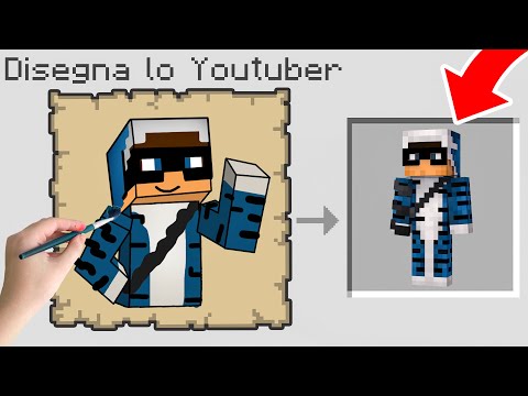 DRAW OUR YOUTUBER FRIENDS IN MINECRAFT!