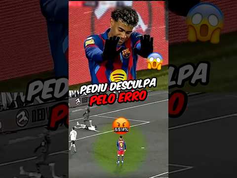 YAMAL TEVE QUE PEDIR DESCULPAS PARA O LEWANDOWSKI👏😱
