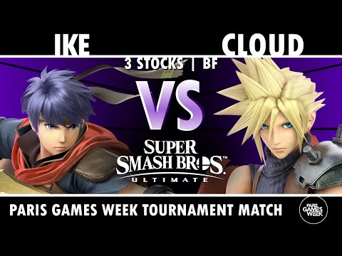 Ike vs. Cloud | Smash Ultimate | Tournament gameplay