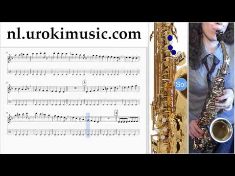 Tenorsaxofoon Leren Spelen Pharrell Williams - Happy Tenorsaxofoonles Deel#1 Studie Klasse